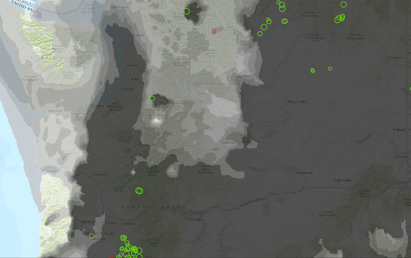 smoke forecast animation
